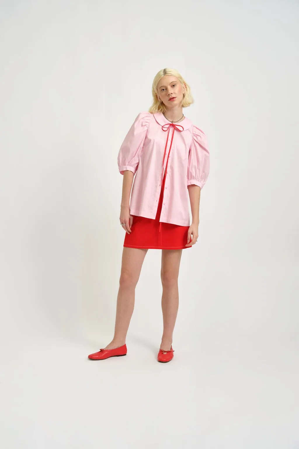 Evie Blouse Pink sold by Eliza Faulkner product image thumbnail 3