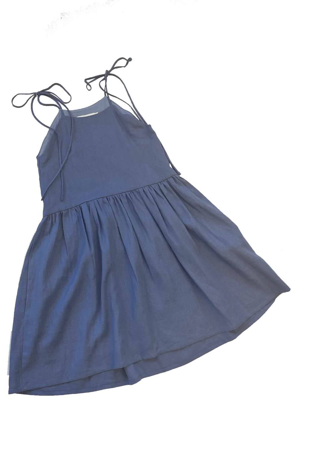 Tig Dress Periwinkle Blue Linen sold by Eliza Faulkner product image thumbnail 2