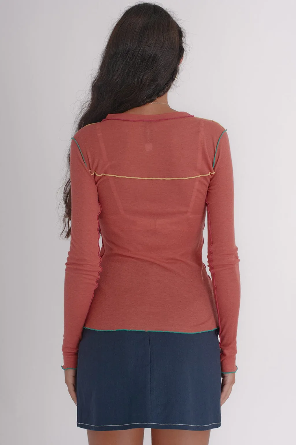 Delia Top Pumpkin sold by Eliza Faulkner product image thumbnail 4