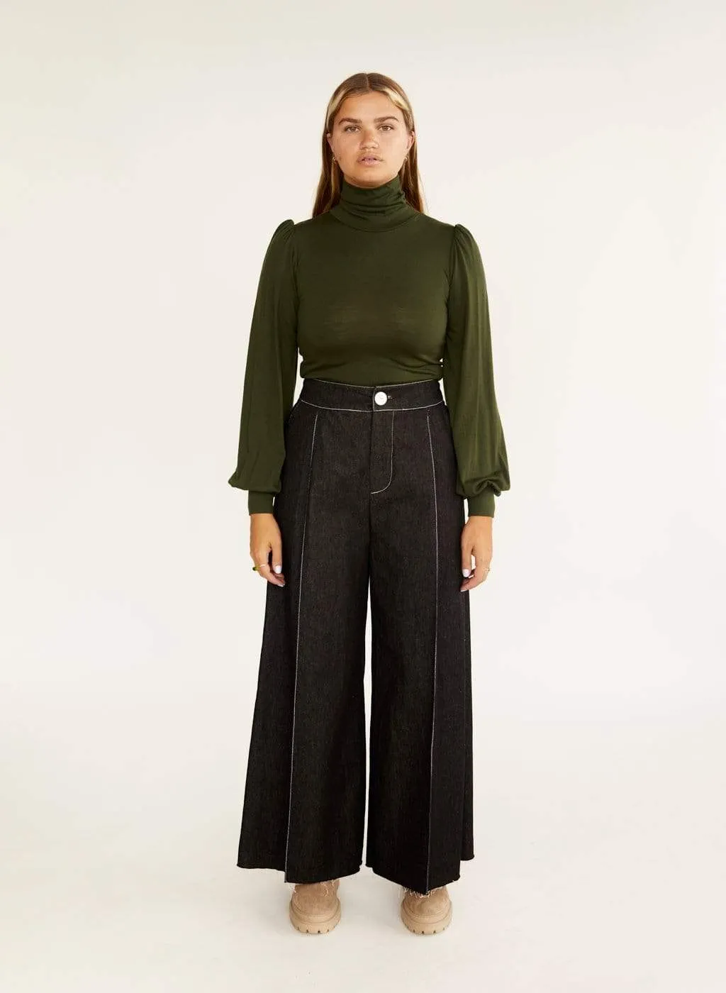 Indigo Denim Lavoy Pants sold by Eliza Faulkner product image thumbnail 5