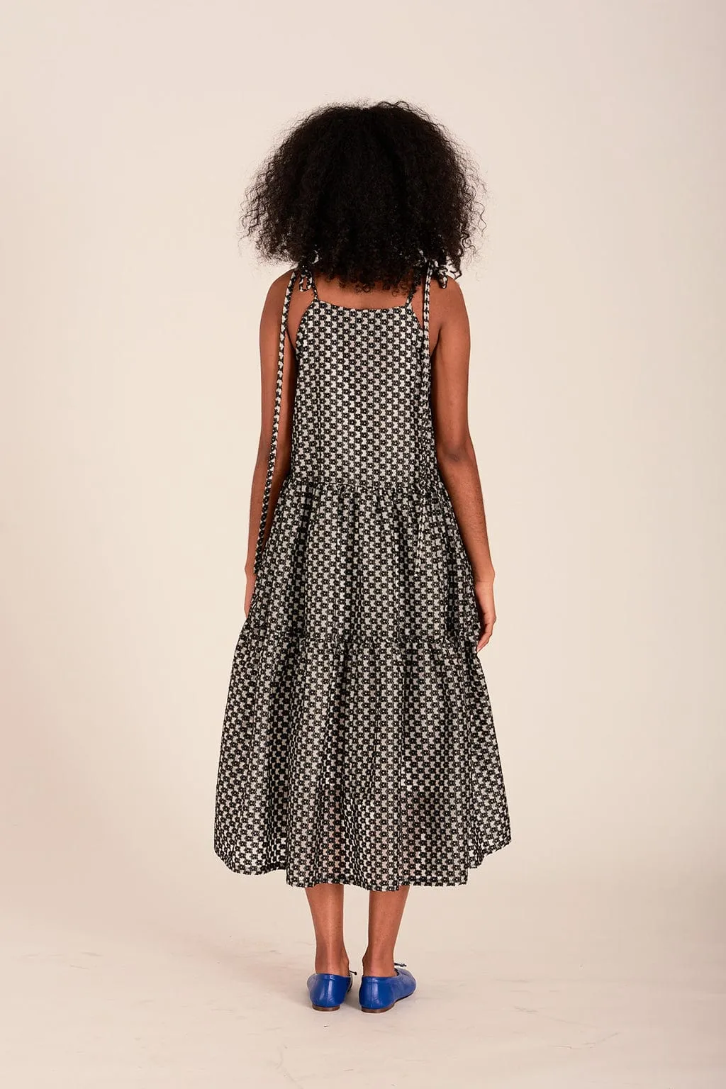 Cece Dress Black & White Daisy sold by Eliza Faulkner product image thumbnail 5