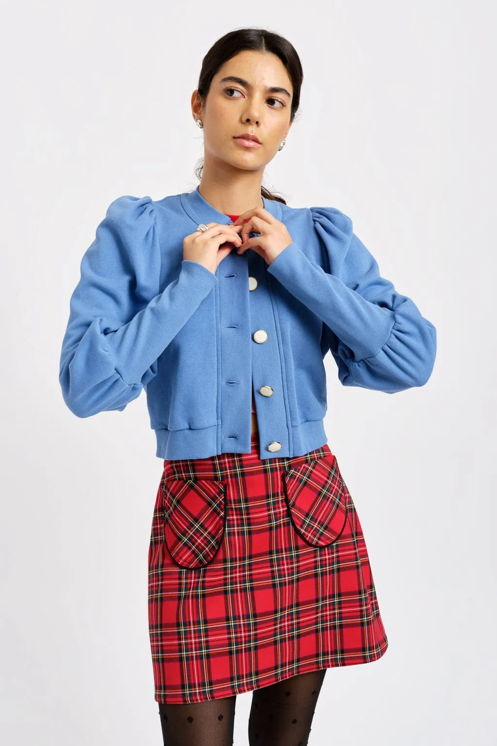 Tate Mini Skirt Red Plaid sold by Eliza Faulkner product image thumbnail 3