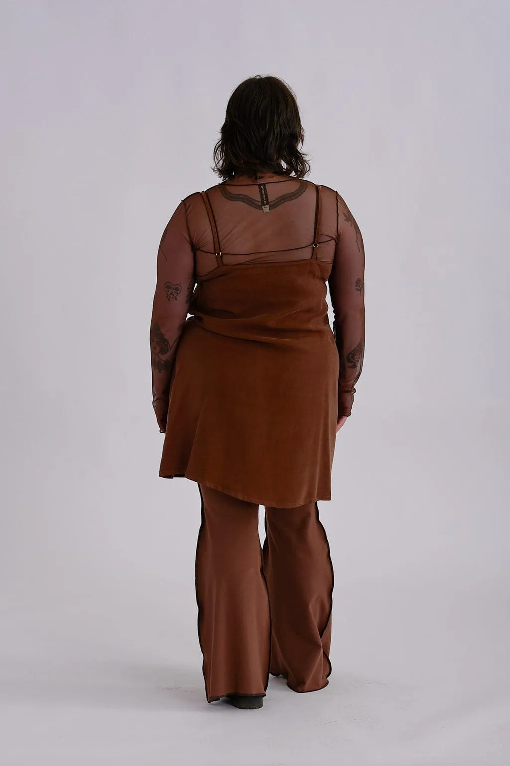 Drew Slip Dress Chocolate Brown sold by Eliza Faulkner product image thumbnail 4