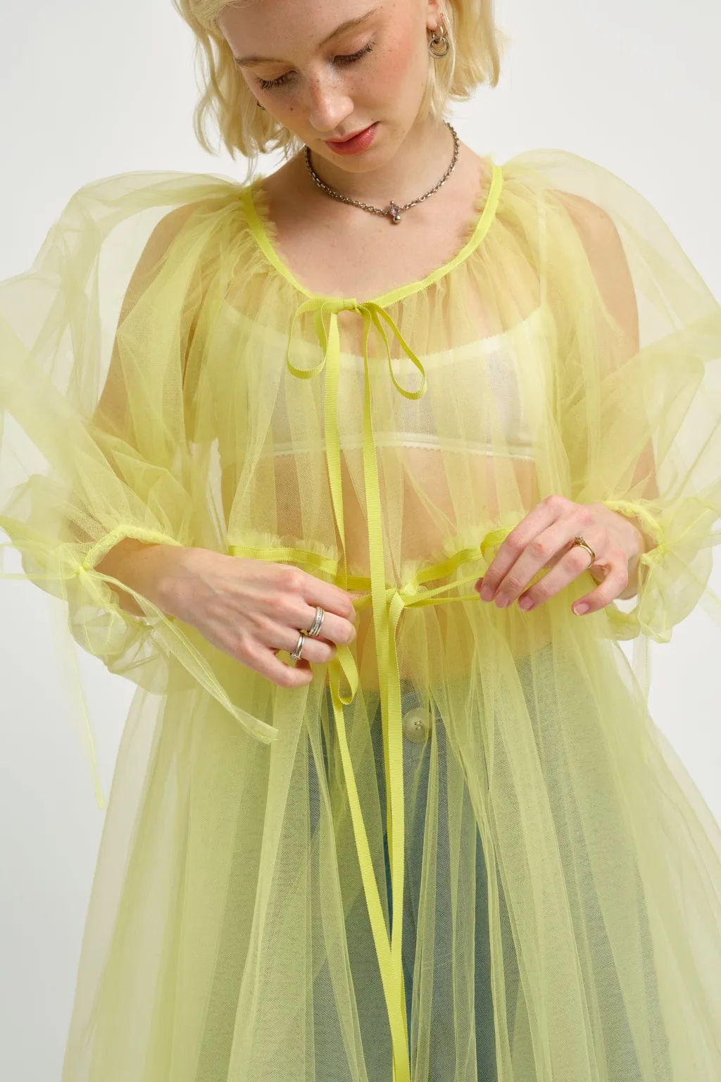 Ariel Dress Yellow Tulle sold by Eliza Faulkner product image thumbnail 4