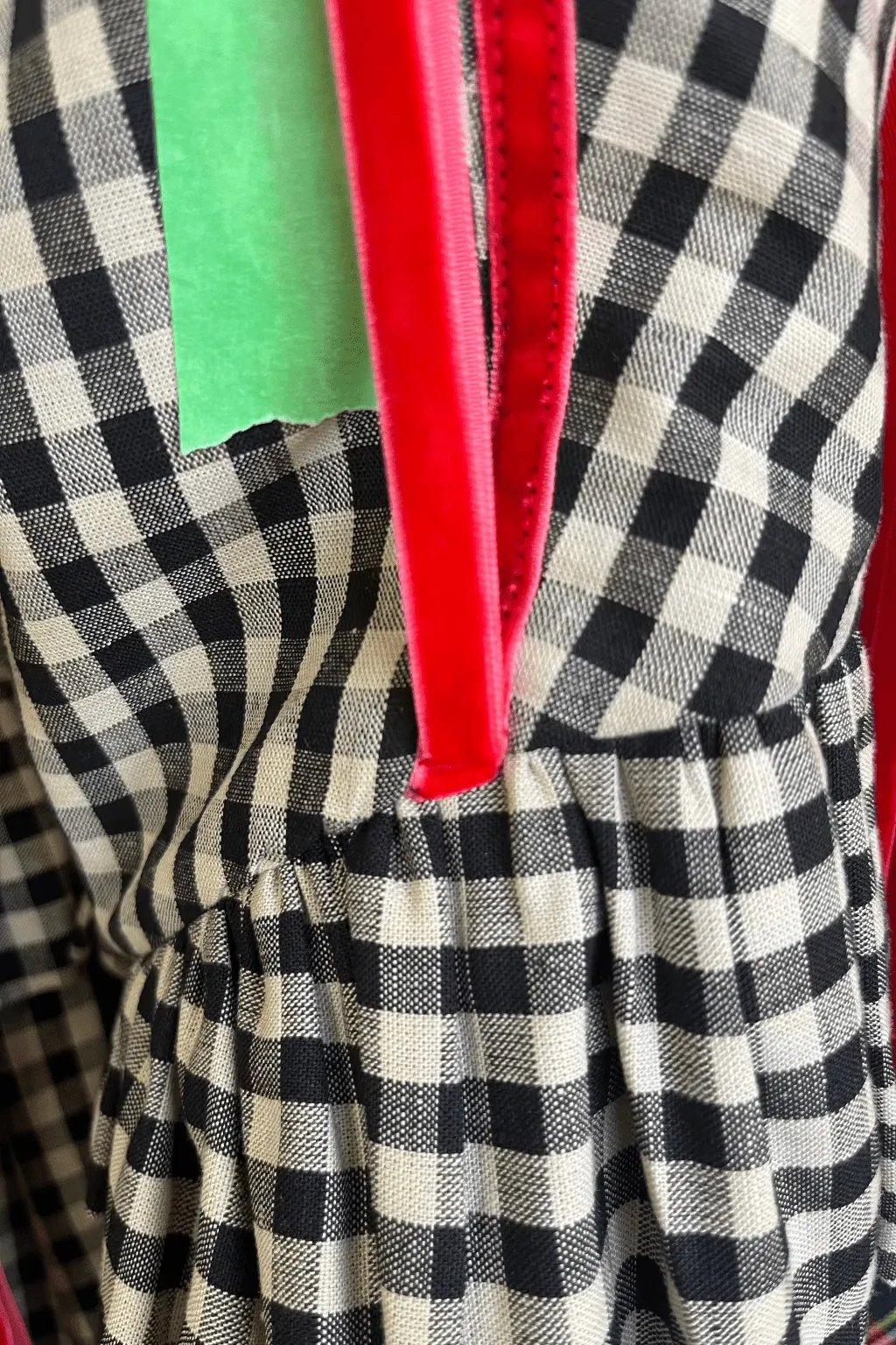 Imperfect Tessa Dress Gingham Linen sold by Eliza Faulkner product image thumbnail 3