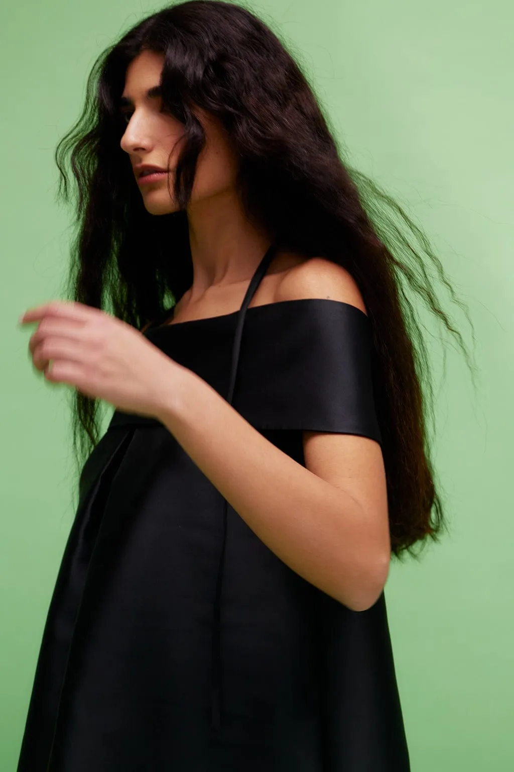 Cora Trapeze Dress Black sold by Eliza Faulkner product image thumbnail 5