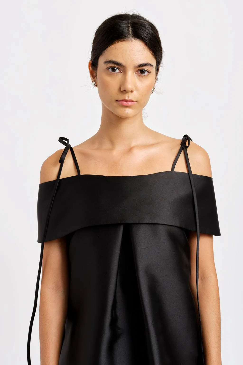 Cora Trapeze Dress Black sold by Eliza Faulkner product image thumbnail 3
