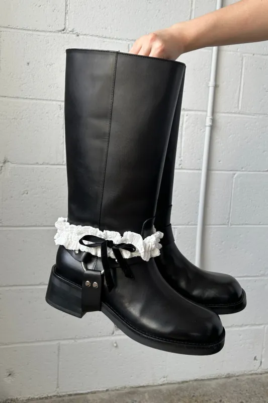 Scrunchie Garter White Eyelet sold by Eliza Faulkner