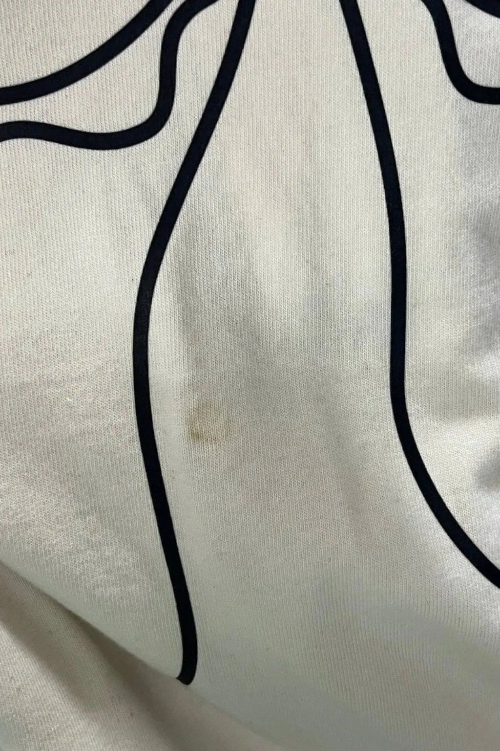 Imperfect Cotton Trompe L'oeil Tee Beige sold by Eliza Faulkner product image thumbnail 2