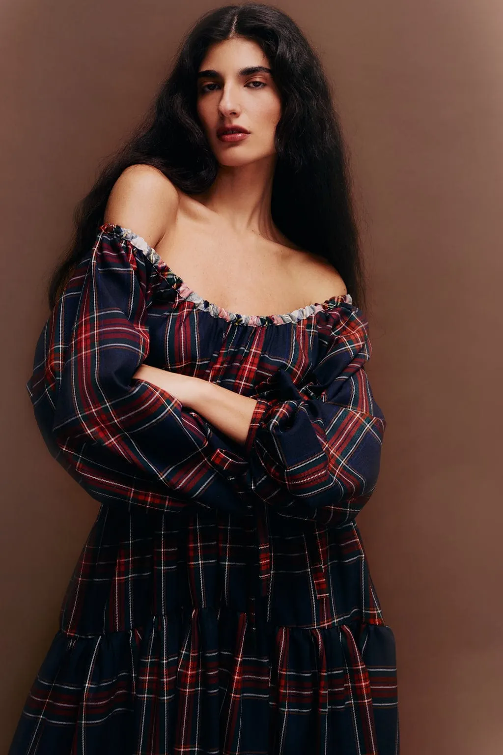 Josie Dress Navy Plaid sold by Eliza Faulkner product image thumbnail 2