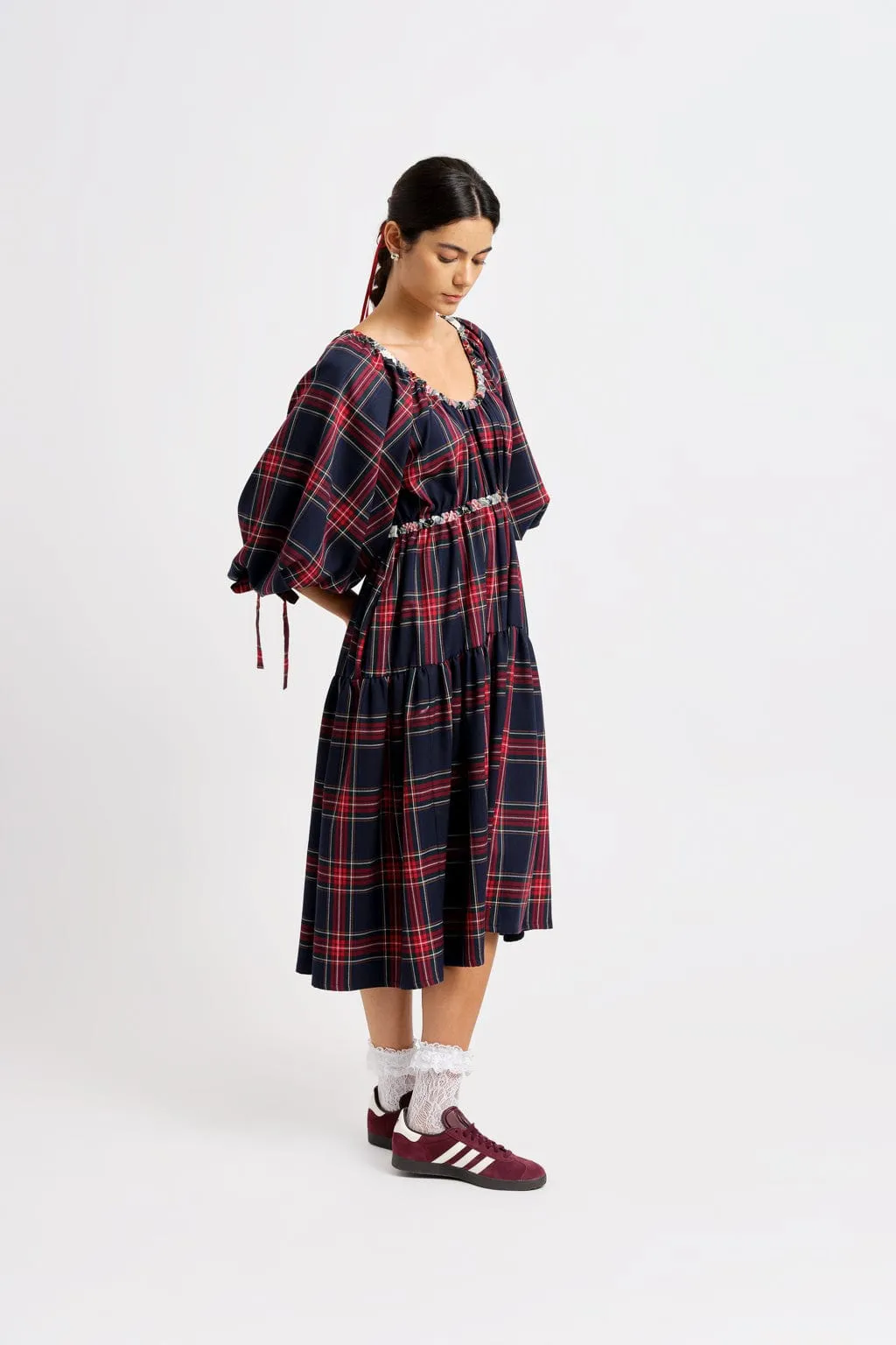 Josie Dress Navy Plaid sold by Eliza Faulkner product image thumbnail 3