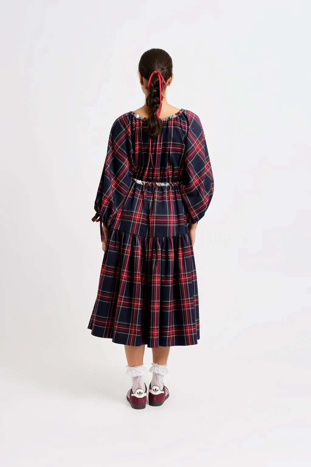 Josie Dress Navy Plaid sold by Eliza Faulkner product image thumbnail 4