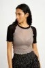 Ruth Tee Grey Black sold by Eliza Faulkner