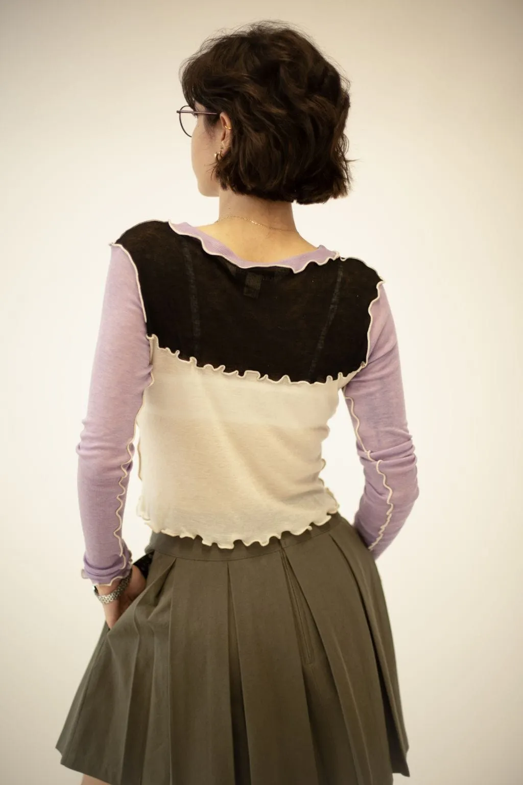 Bella Top Black & Purple sold by Eliza Faulkner product image thumbnail 2