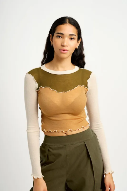 Bella Top Off White Camel sold by Eliza Faulkner