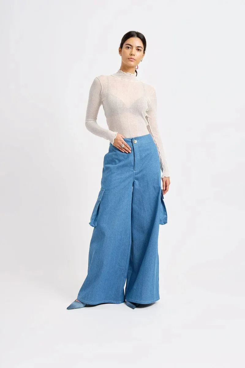 Jane Turtleneck White sold by Eliza Faulkner product image thumbnail 3