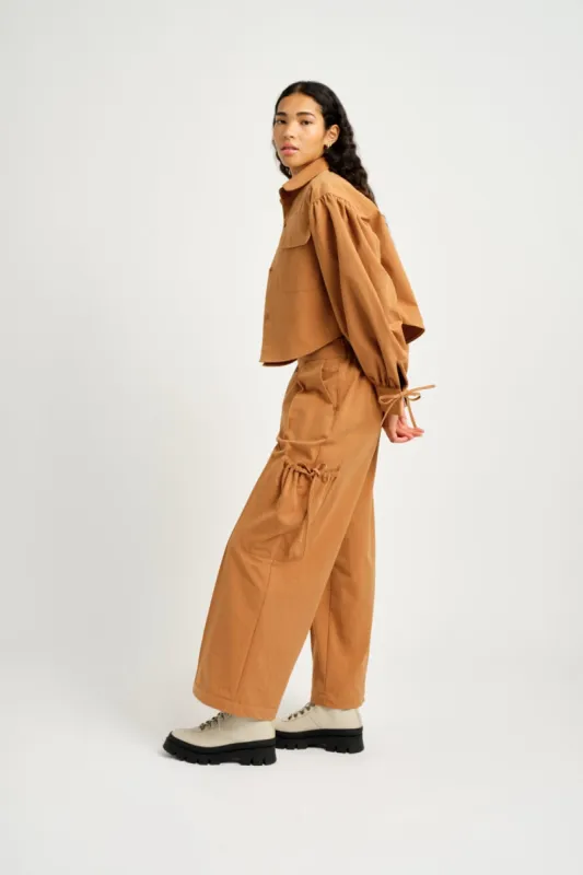 Brodie Pant Camel sold by Eliza Faulkner