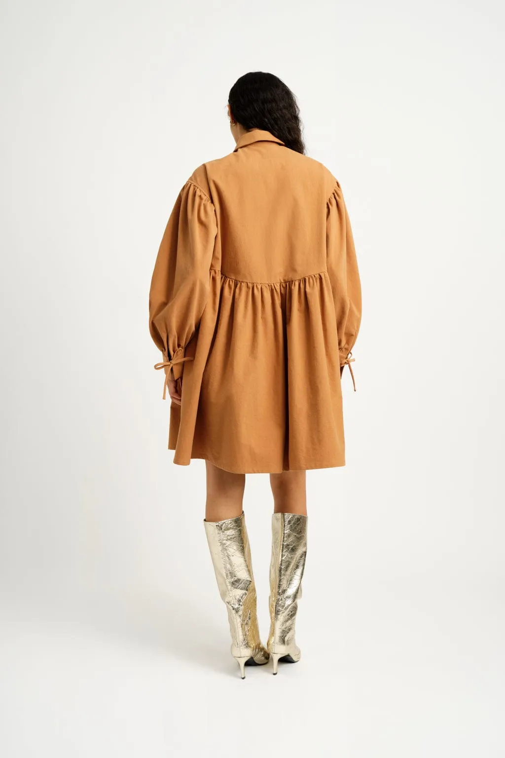 Loretta Dress Camel sold by Eliza Faulkner product image thumbnail 4