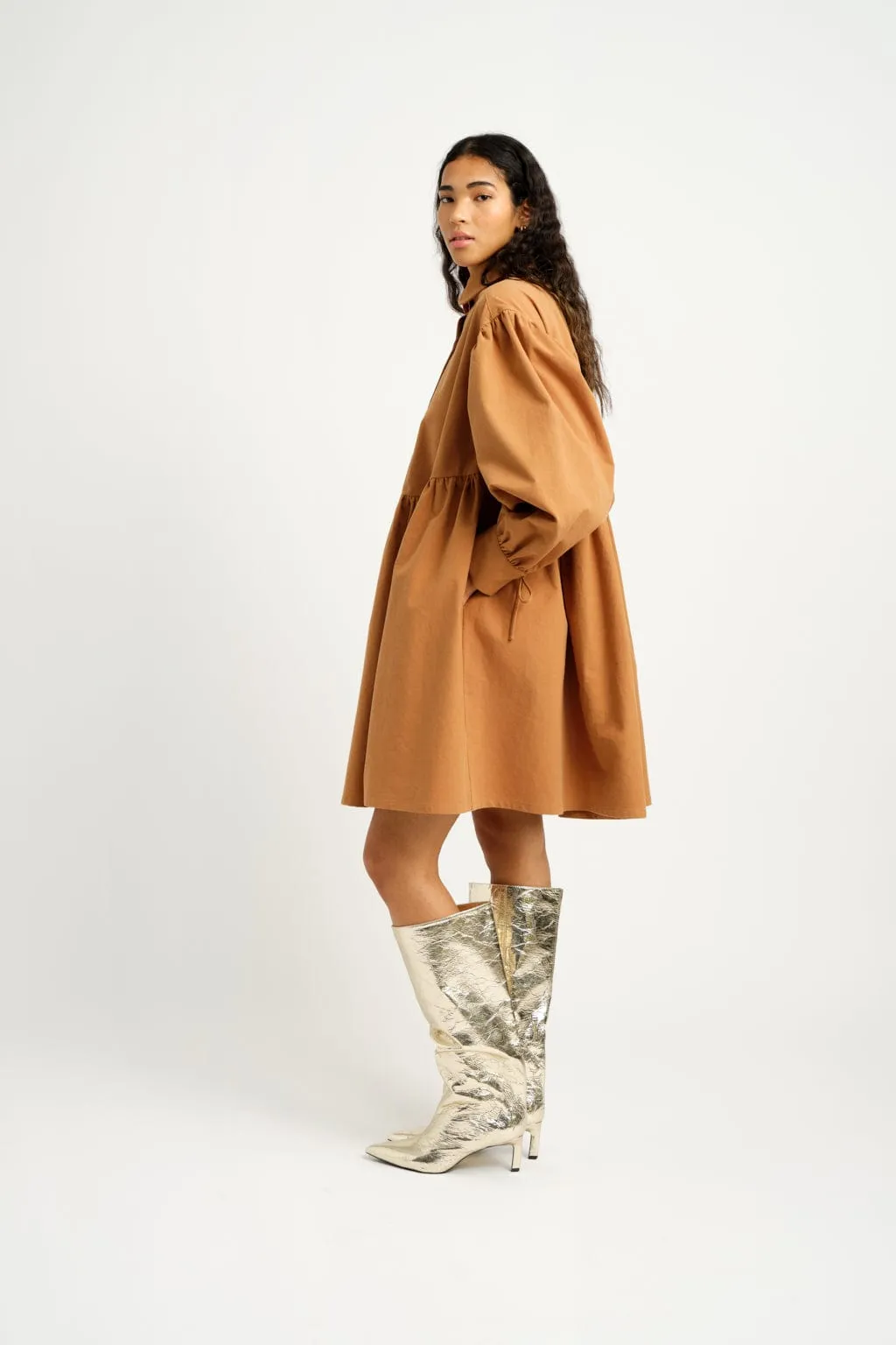 Loretta Dress Camel sold by Eliza Faulkner product image thumbnail 3