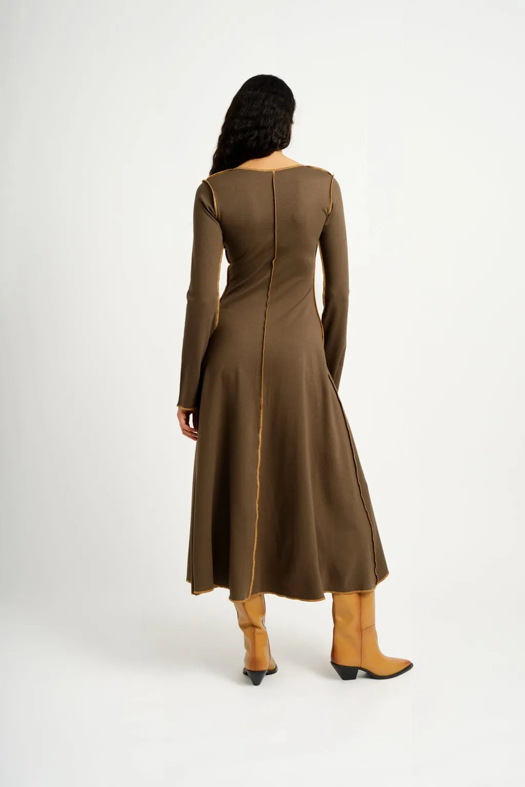 Clara Dress Green sold by Eliza Faulkner product image thumbnail 3