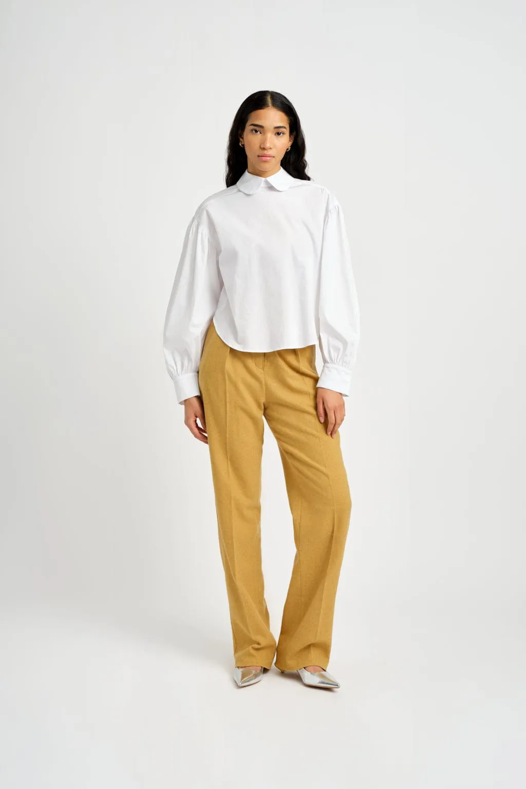 Leni Shirt White Cotton sold by Eliza Faulkner product image thumbnail 2