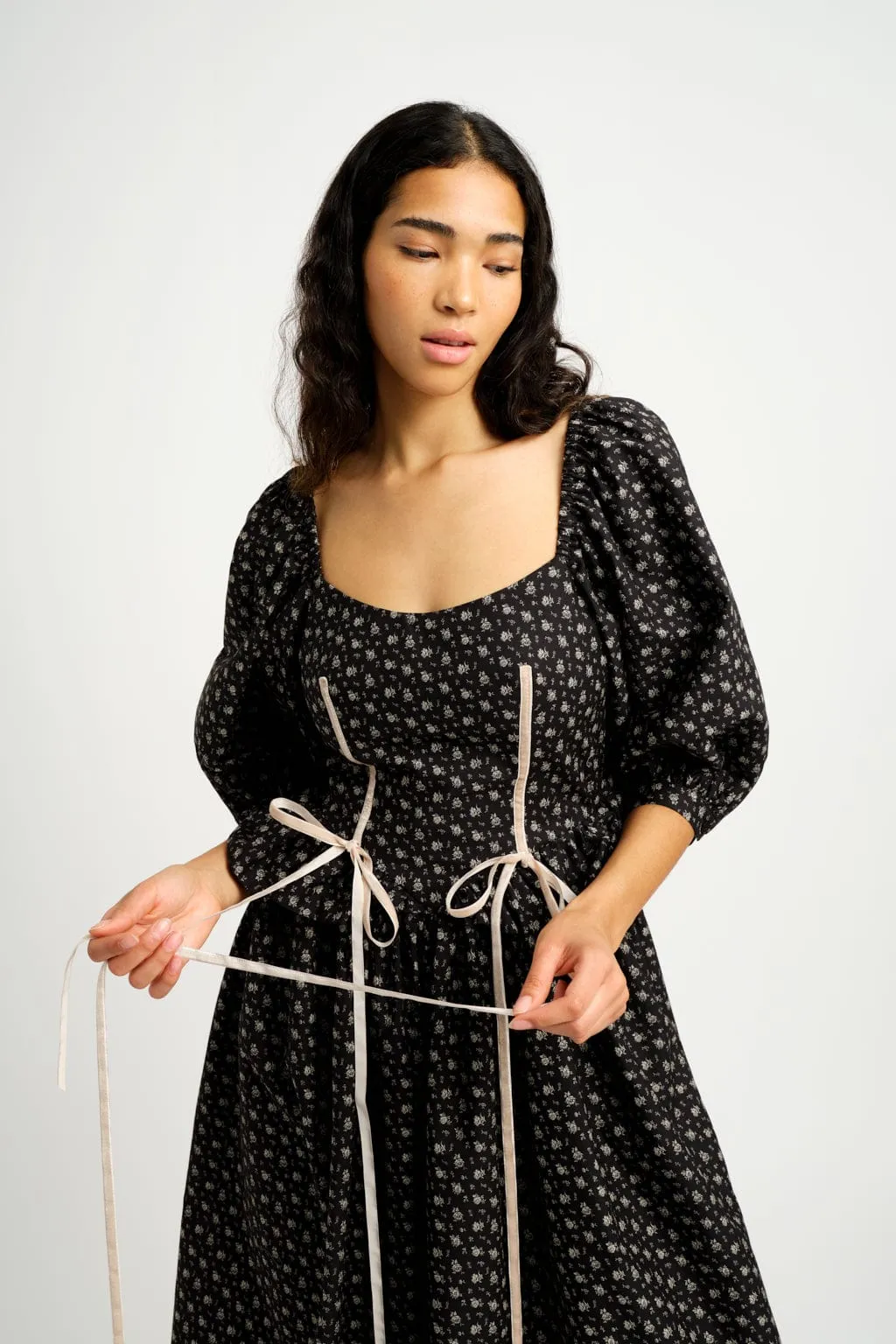 Maria Dress Black Floral sold by Eliza Faulkner product image thumbnail 2