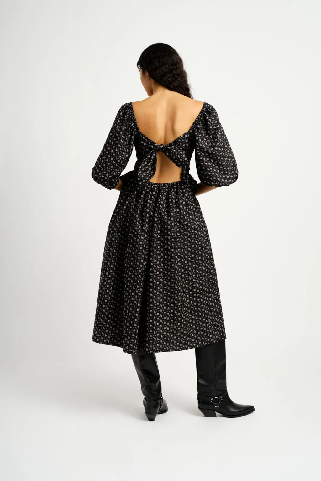 Maria Dress Black Floral sold by Eliza Faulkner product image thumbnail 3