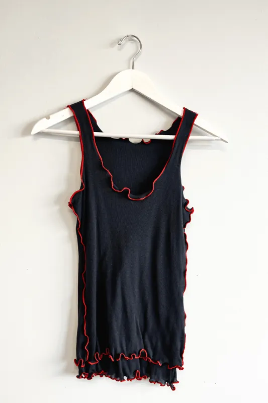 Sample Tank Navy Wool sold by Eliza Faulkner
