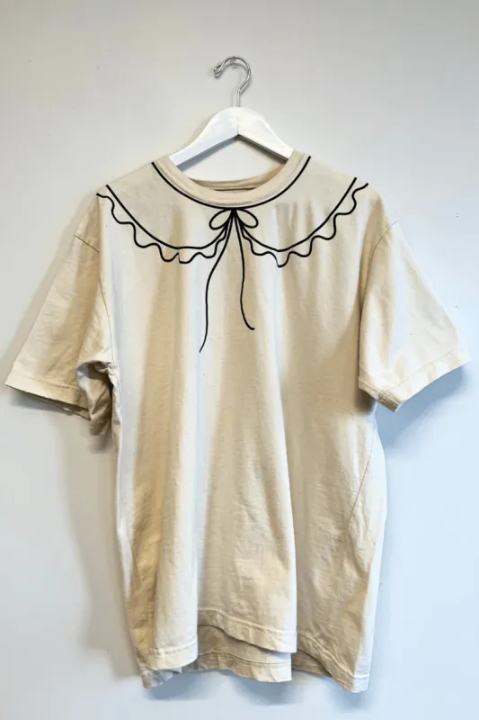 Sample Trompe l'oeil Tee Beige sold by Eliza Faulkner