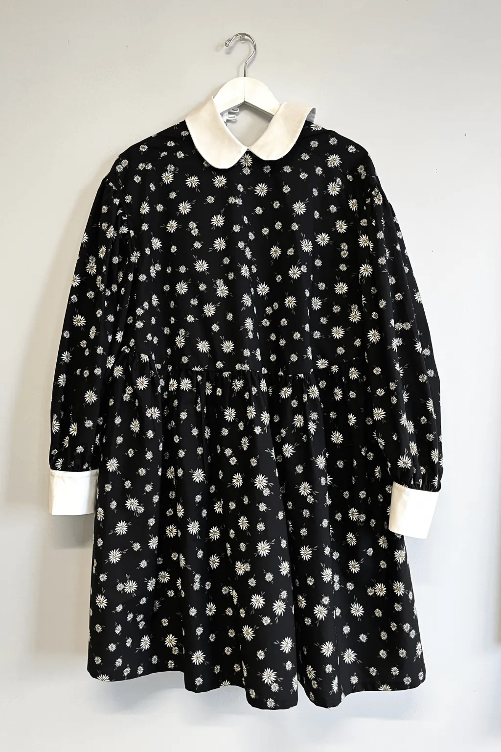 Sample Dress Black Cotton Evil Flower sold by Eliza Faulkner