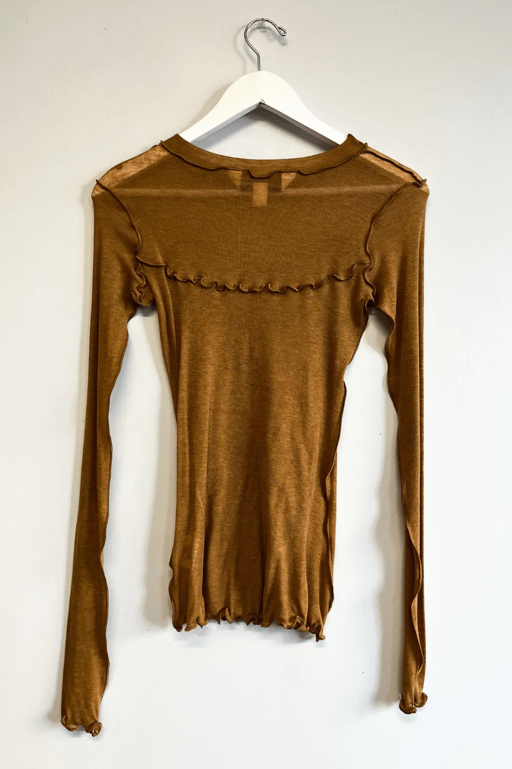 Sample Delia Shirt Camel sold by Eliza Faulkner product image thumbnail 2