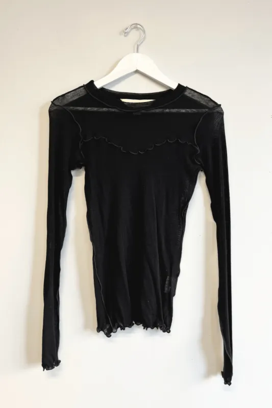 Sample Delia Shirt Black sold by Eliza Faulkner