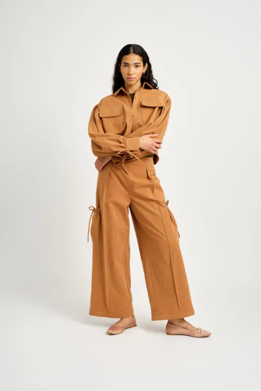Sample Brodie Pant Camel sold by Eliza Faulkner