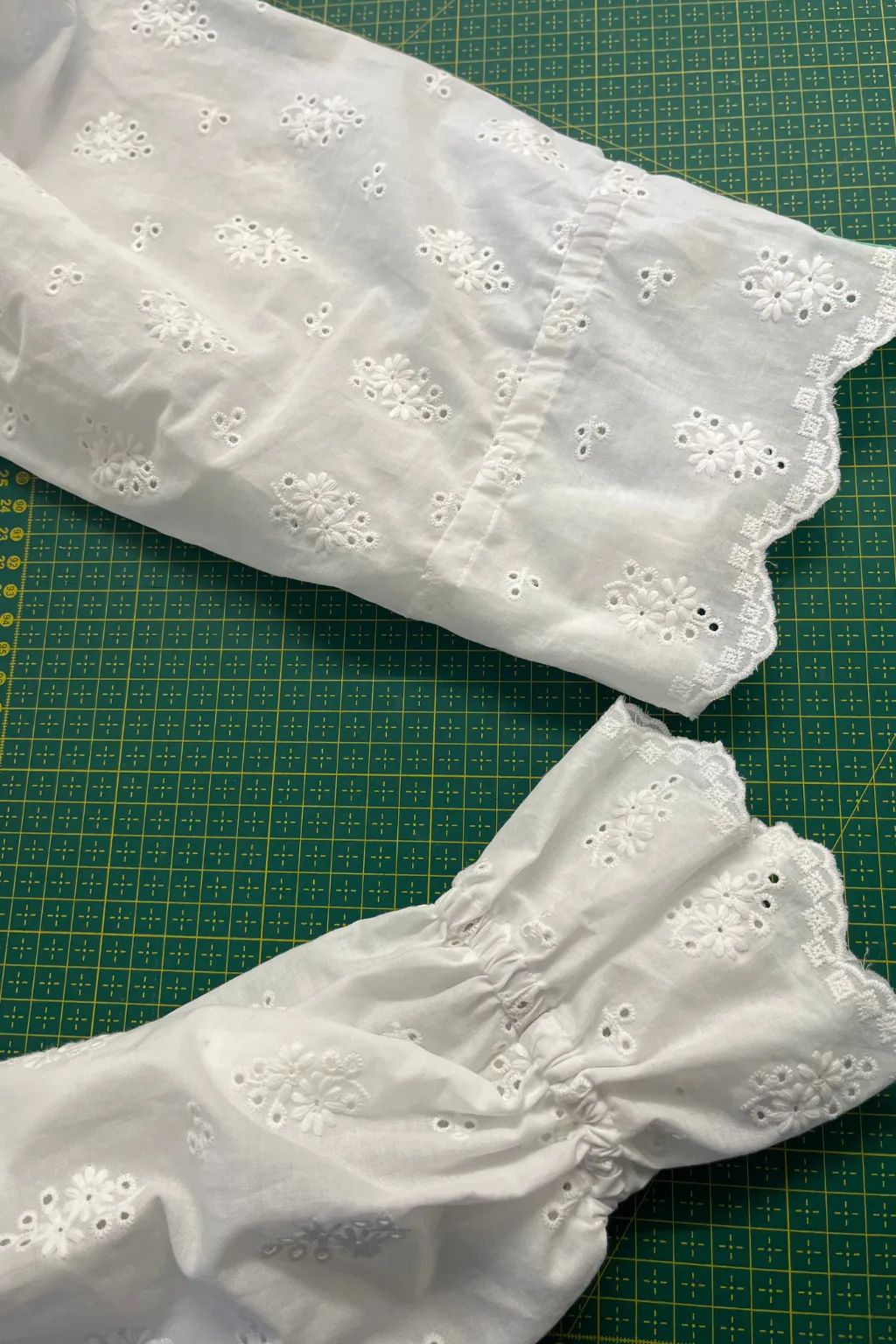 Imperfect Esme White Eyelet Shirt sold by Eliza Faulkner product image thumbnail 4