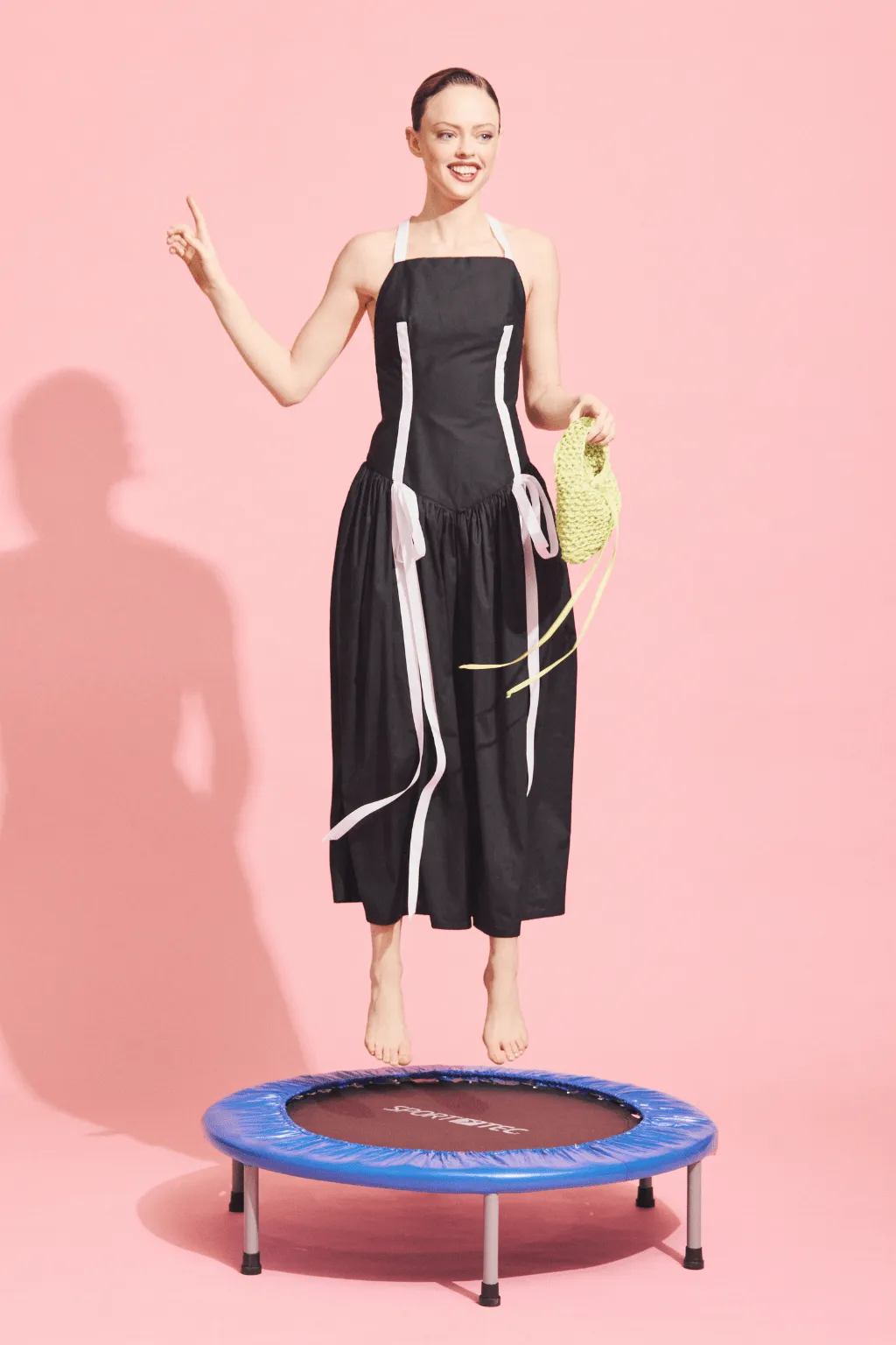 Crochet Bag Chartreuse Taffeta sold by Eliza Faulkner product image thumbnail 2