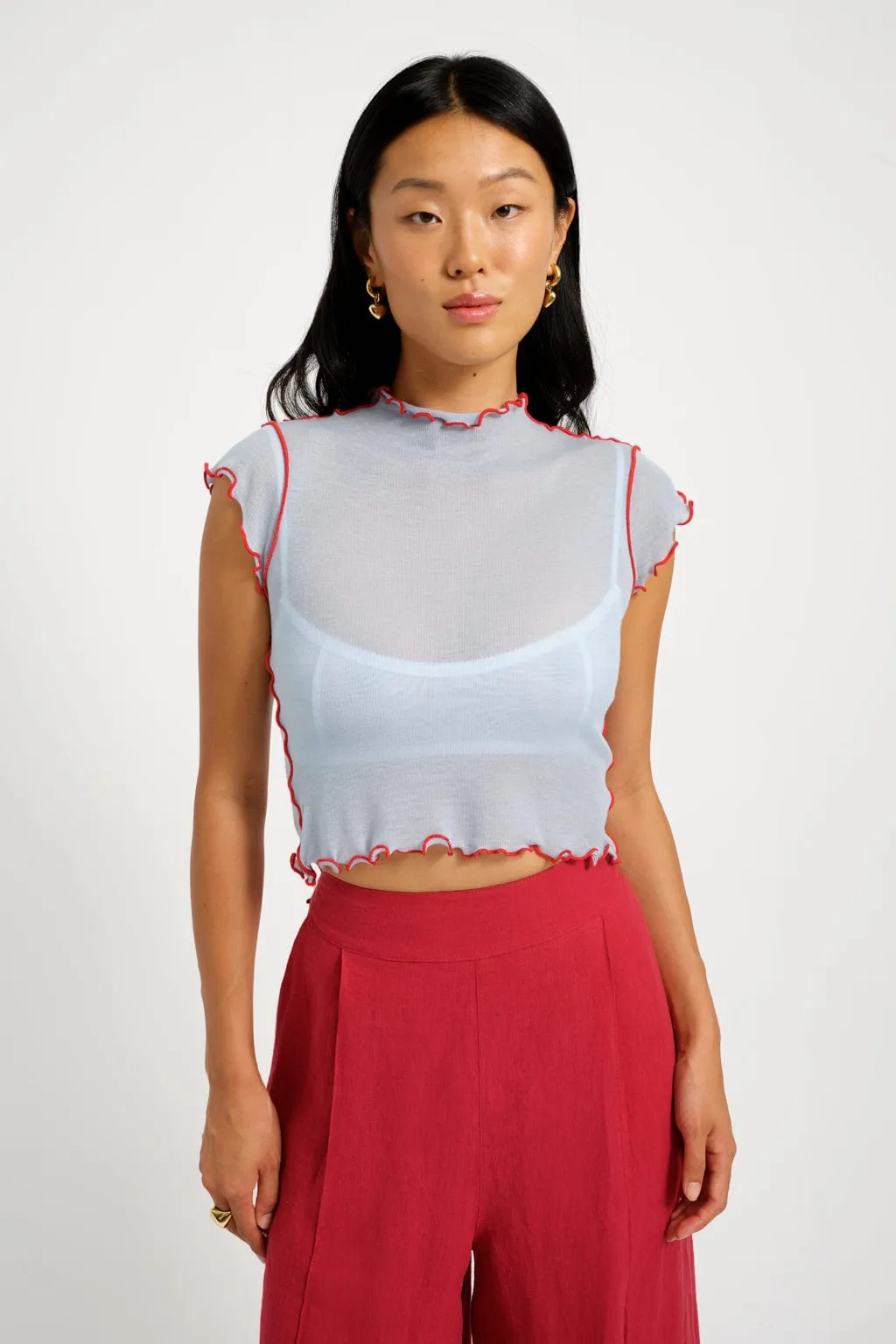 Candice Top Icey Blue sold by Eliza Faulkner product image thumbnail 2