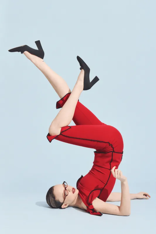 Serena Legging Red sold by Eliza Faulkner