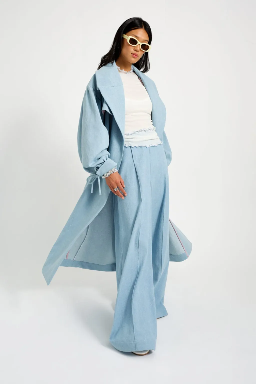 Romy Pant Bleach Denim sold by Eliza Faulkner product image thumbnail 5