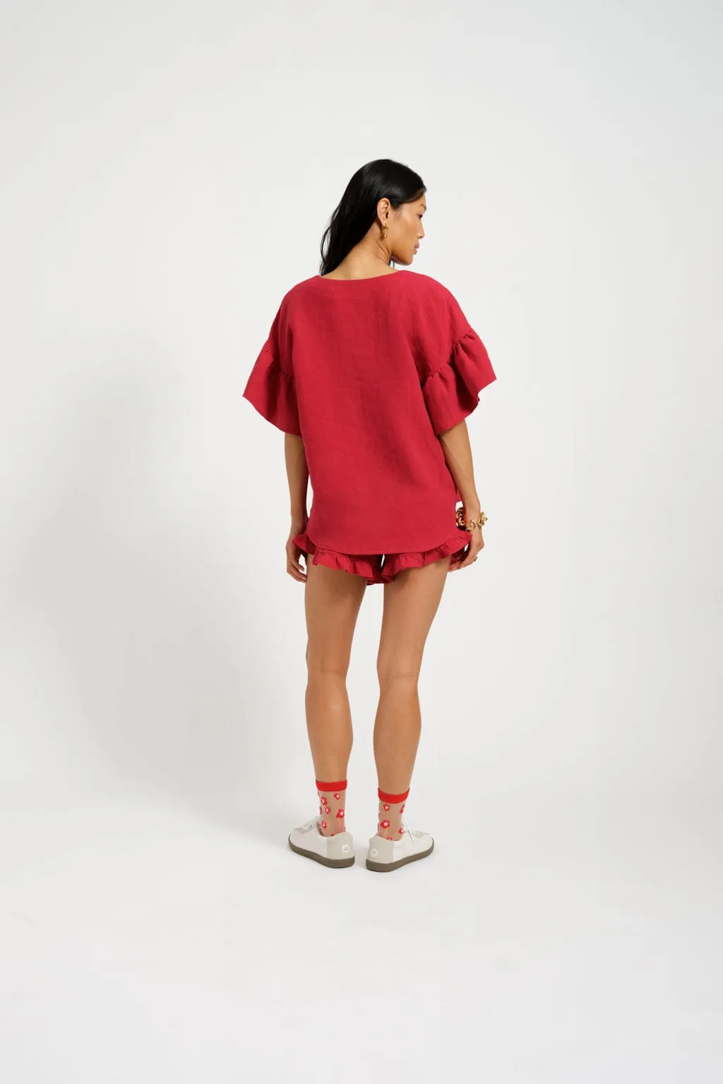 Dottie Blouse Red sold by Eliza Faulkner product image thumbnail 4