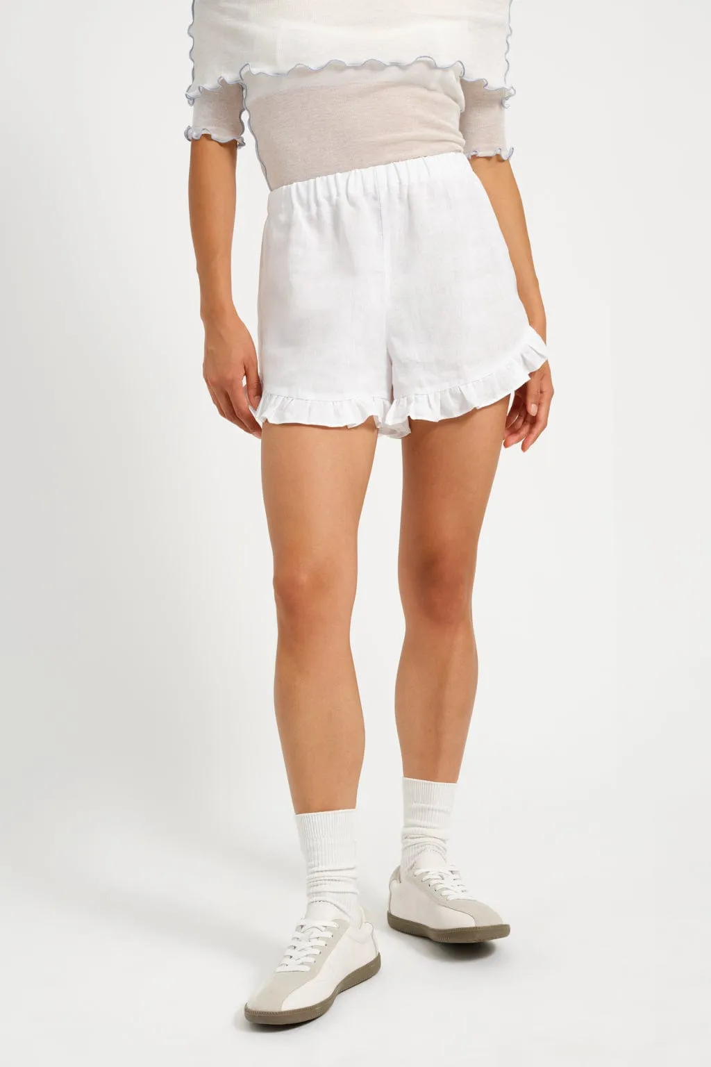 Baxter Short White Linen sold by Eliza Faulkner