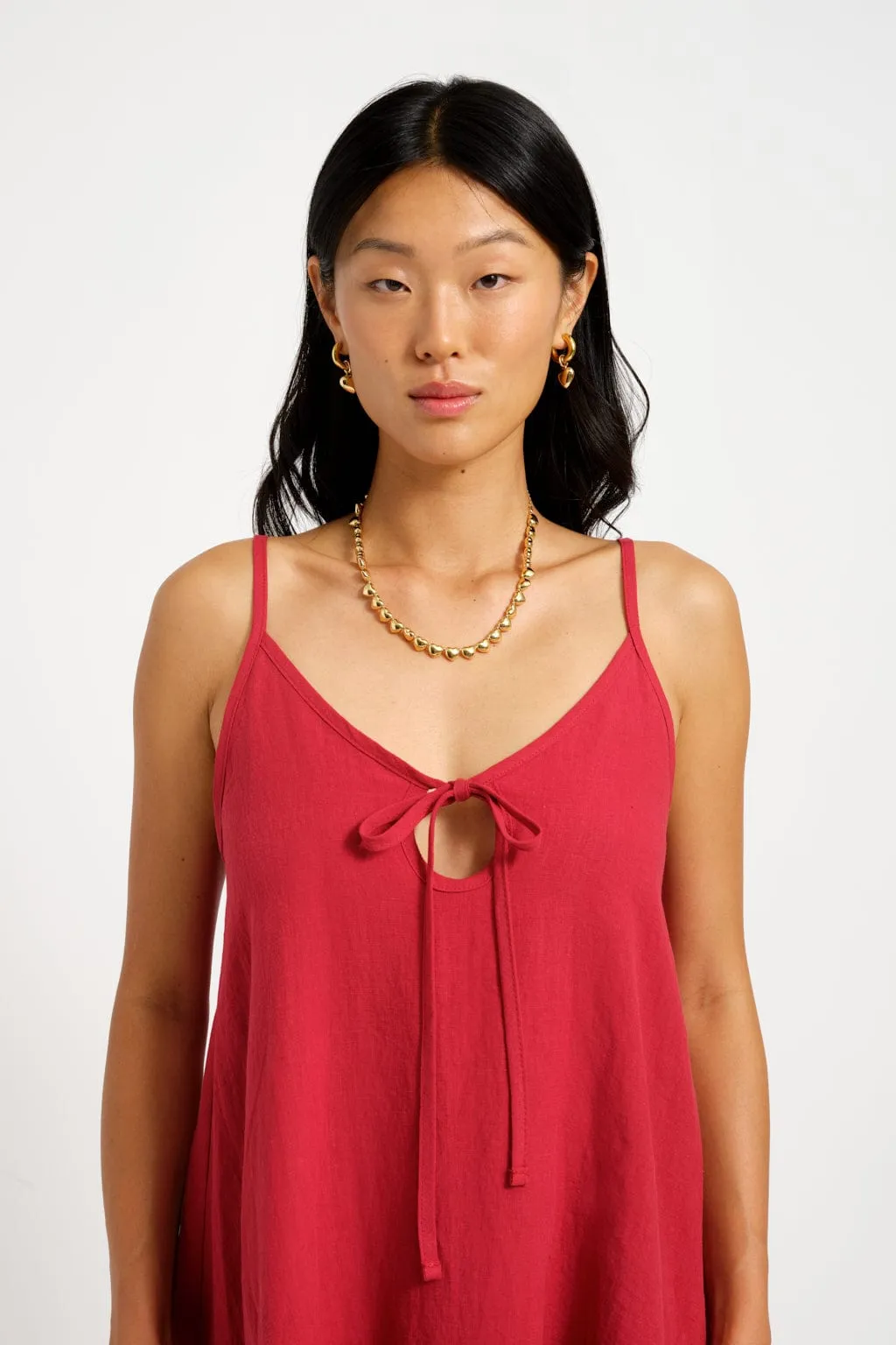 Kaia Dress Maroon Red sold by Eliza Faulkner product image thumbnail 3