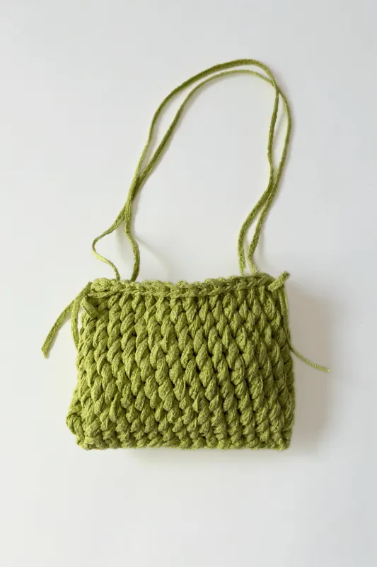Crochet Bag Green sold by Eliza Faulkner