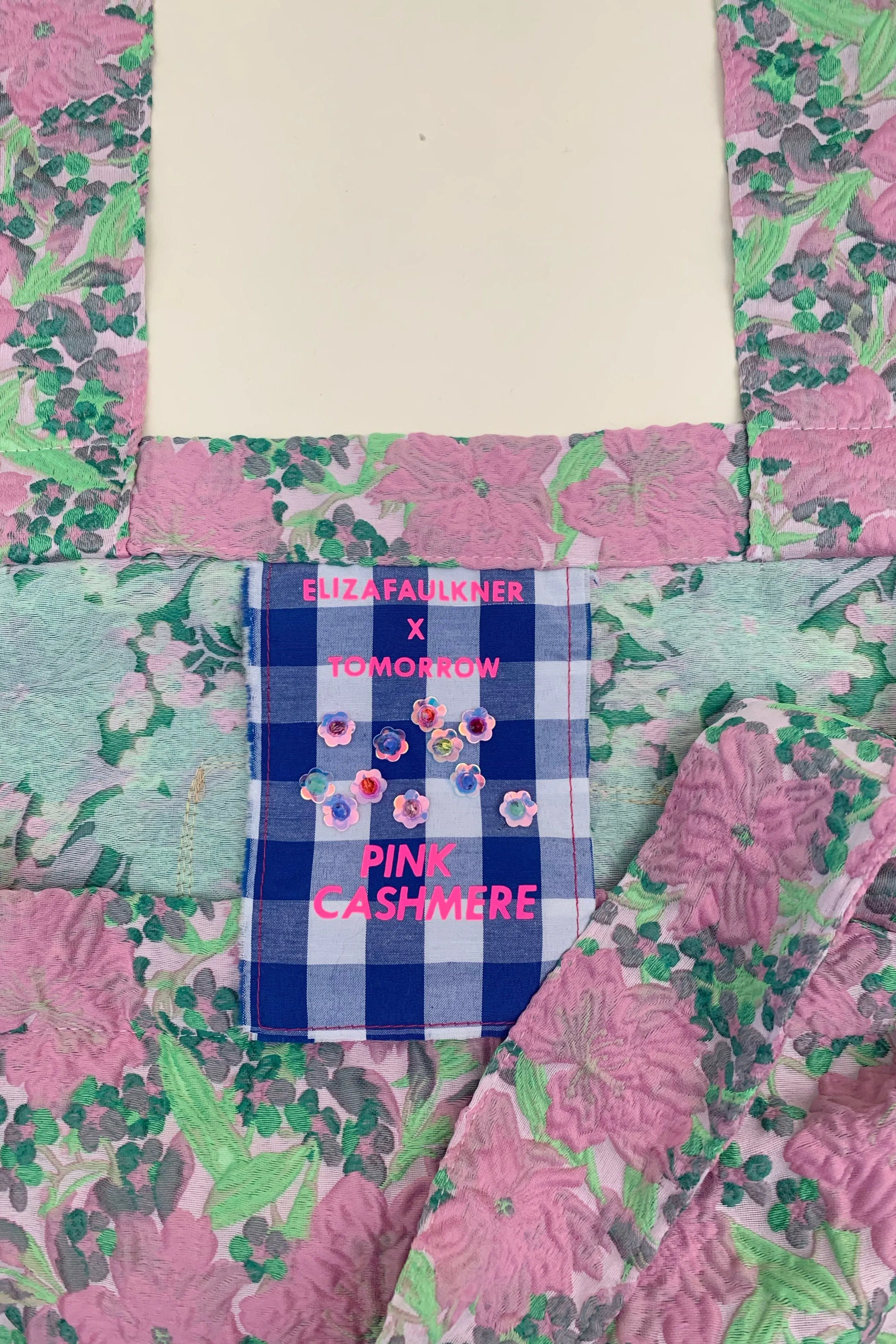 PINK CASHEMERE ALLOxEF BAG COLLAB sold by Eliza Faulkner product image thumbnail 3