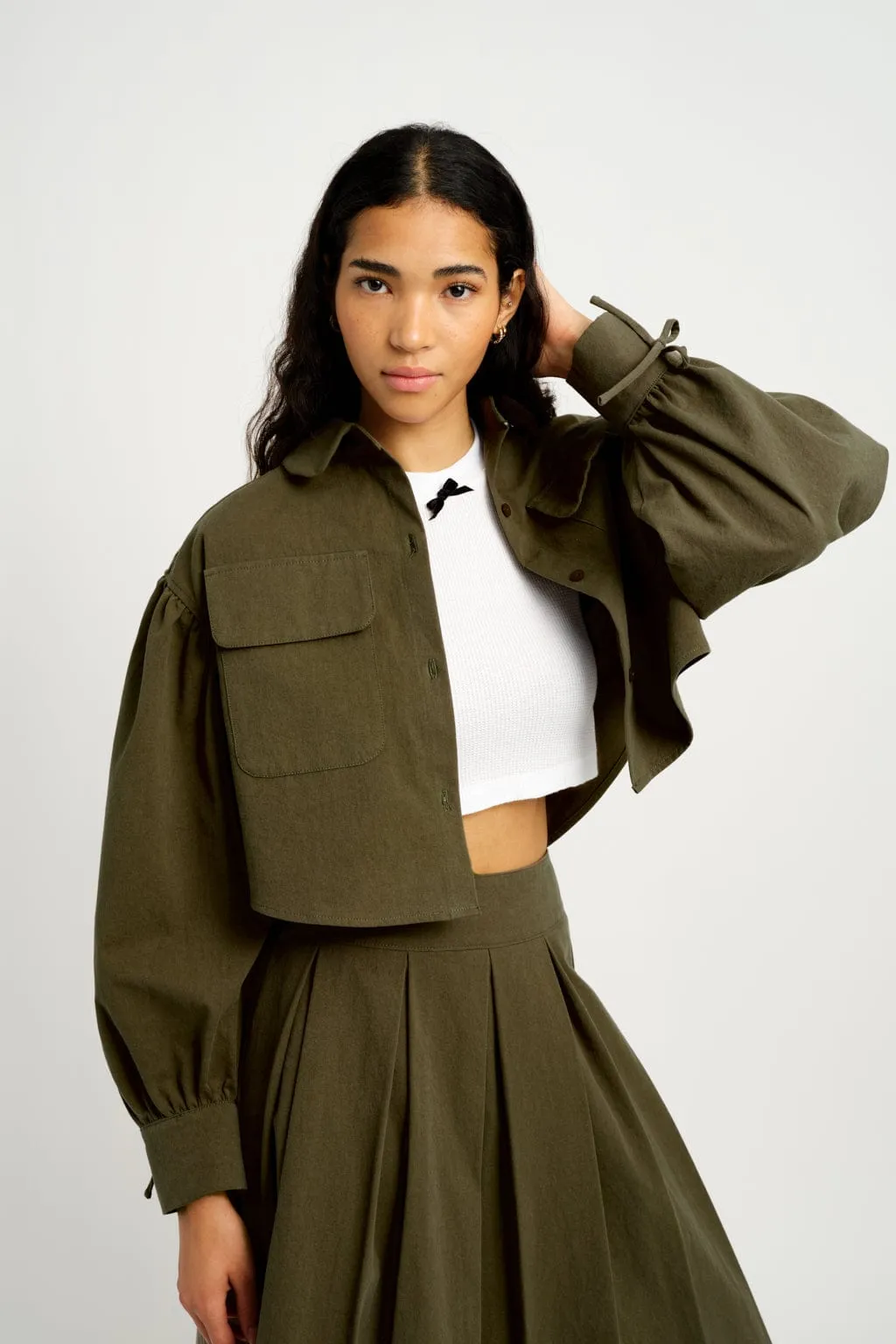 Sample Charlie Jacket Khaki sold by Eliza Faulkner product image thumbnail 2