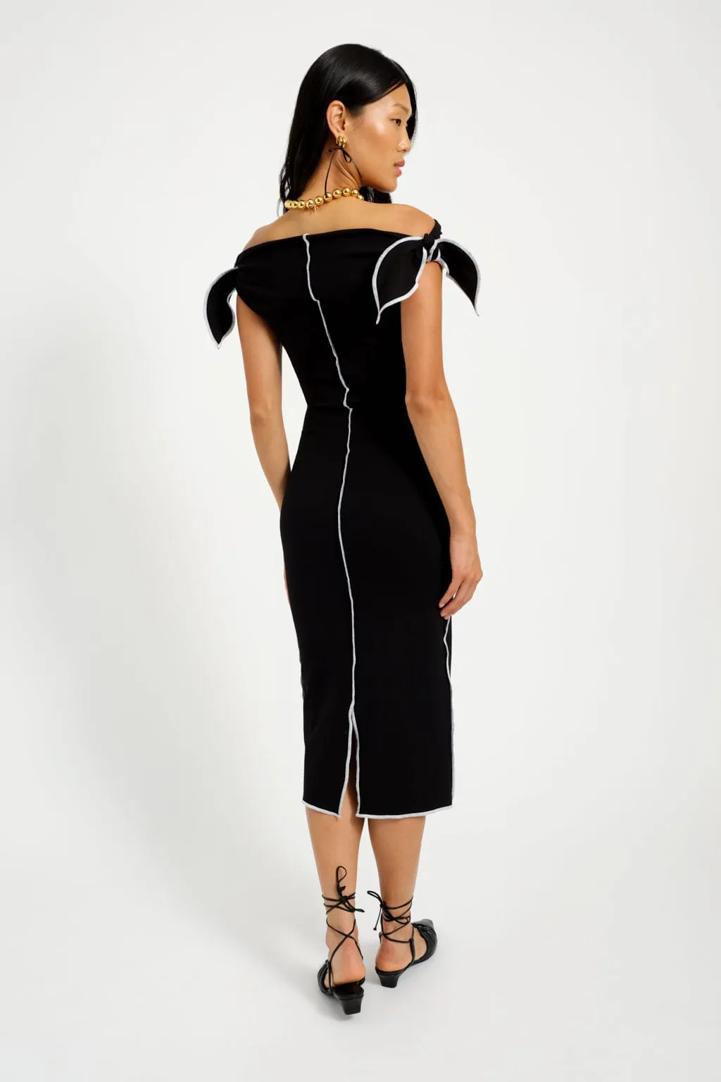 Sample Lavonne Dress Black Ponte sold by Eliza Faulkner product image thumbnail 2