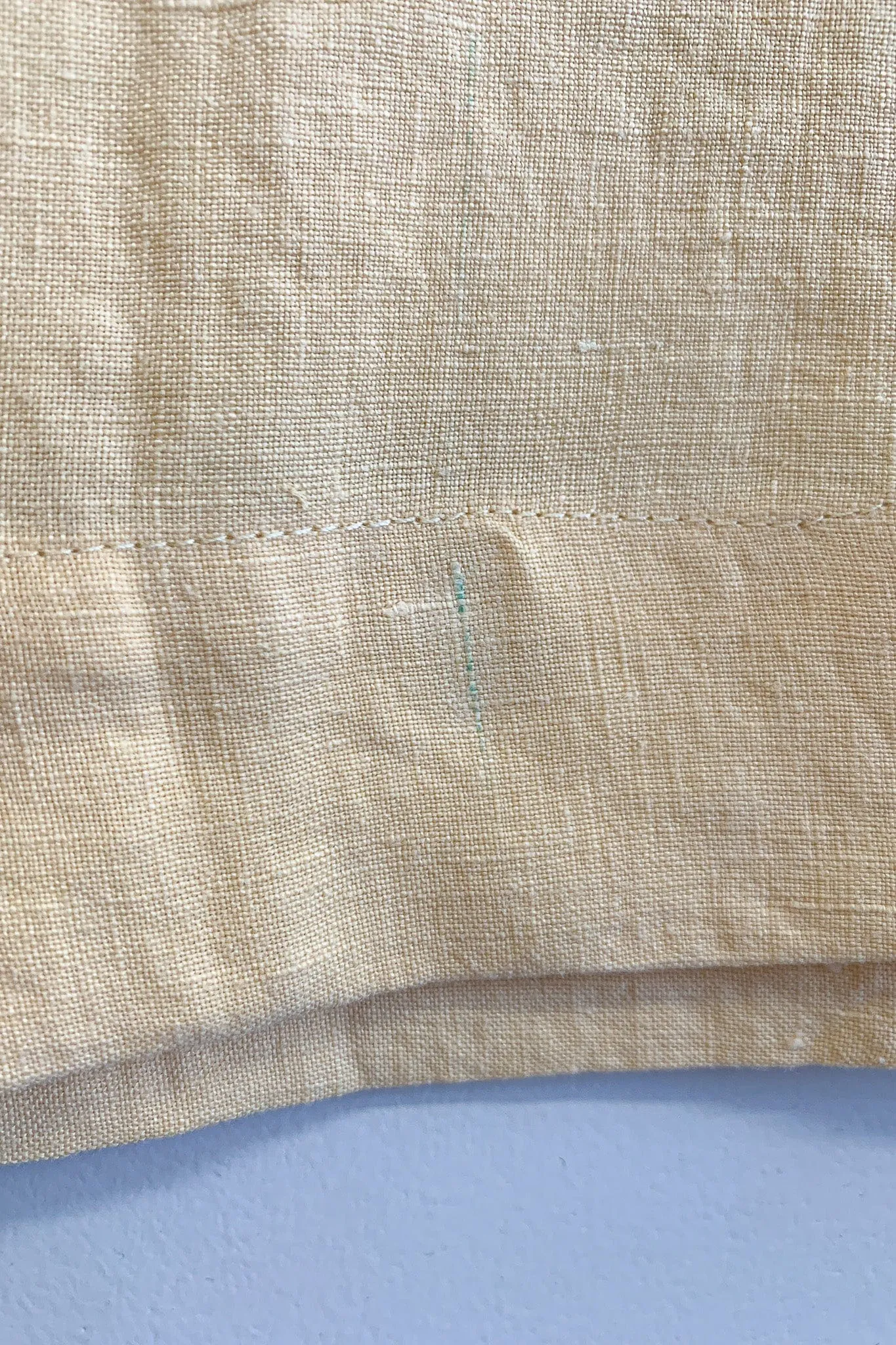 Imperfect Romy Pant Butter Yellow Linen sold by Eliza Faulkner product image thumbnail 3