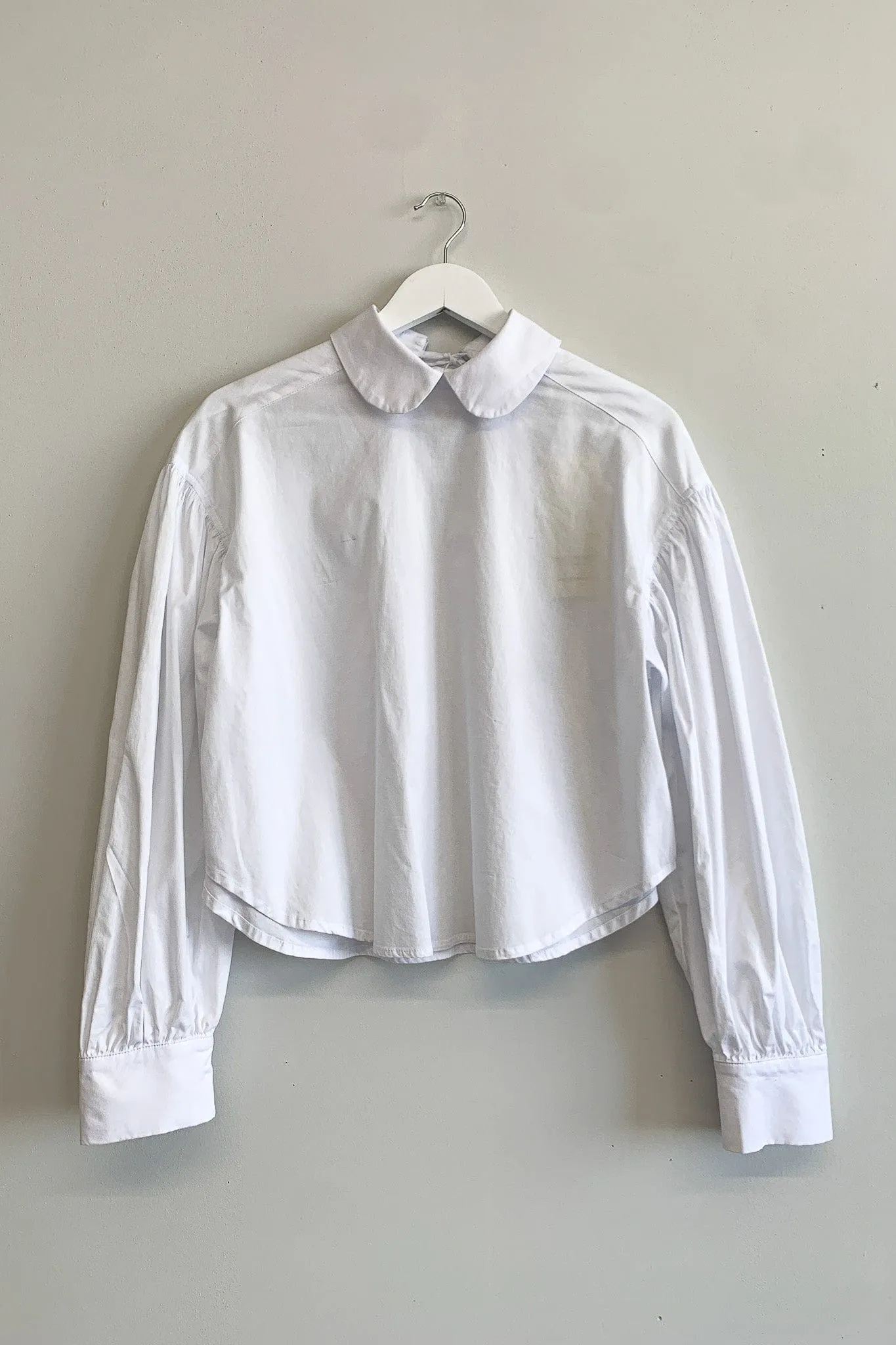 Imperfect Leni Shirt White Cotton sold by Eliza Faulkner