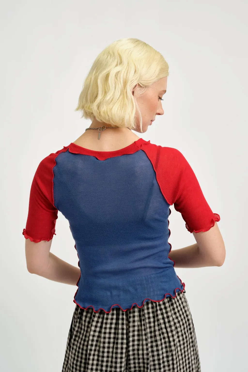 Secondhand Ruth Tee Red and Blue sold by Eliza Faulkner product image thumbnail 4