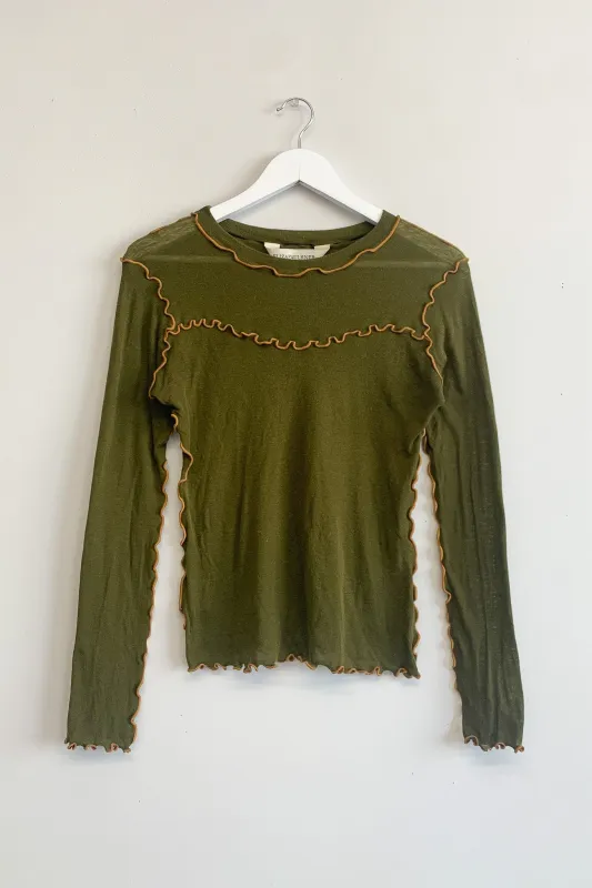 Secondhand Green Delia Top sold by Eliza Faulkner