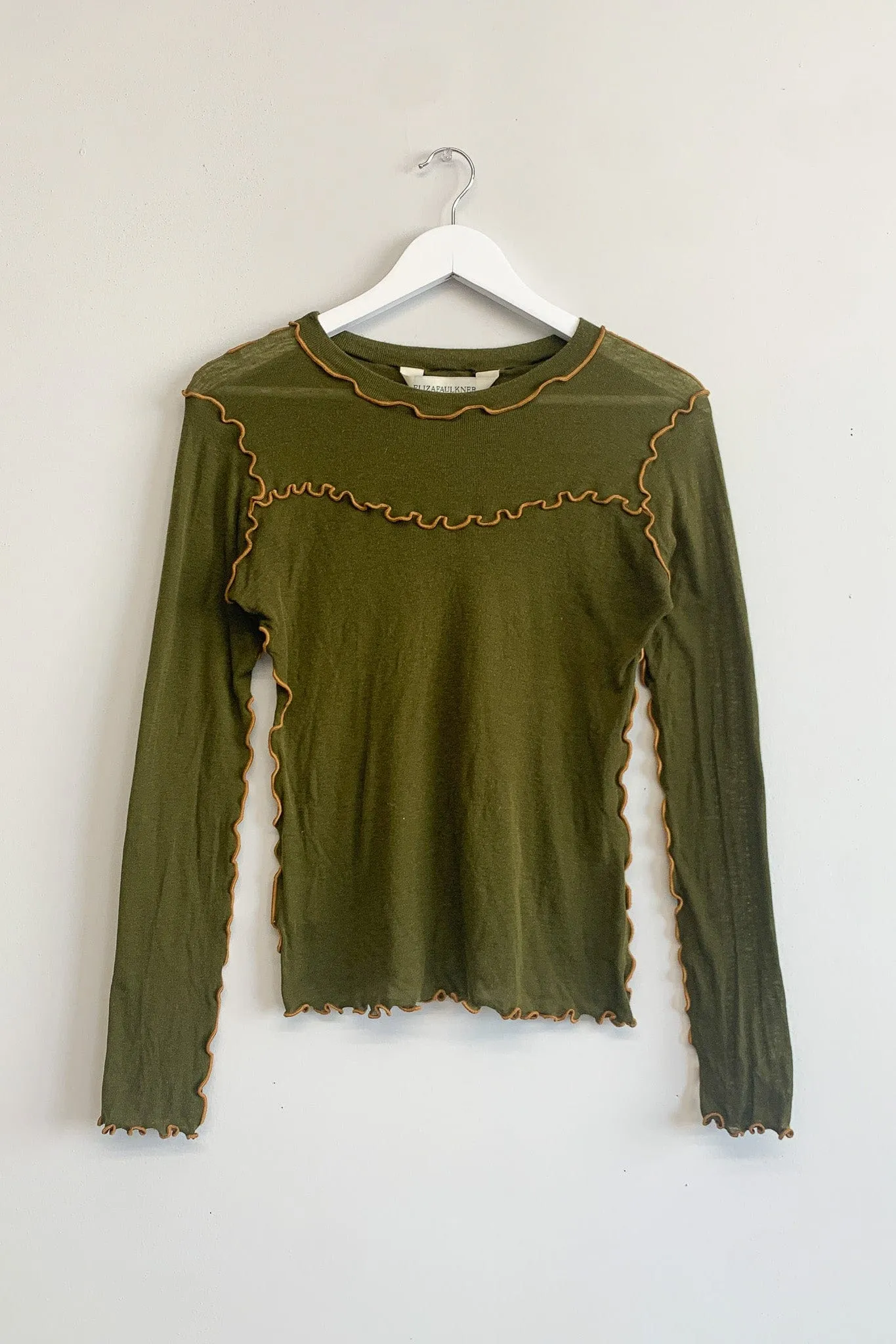 Secondhand Green Delia Top sold by Eliza Faulkner